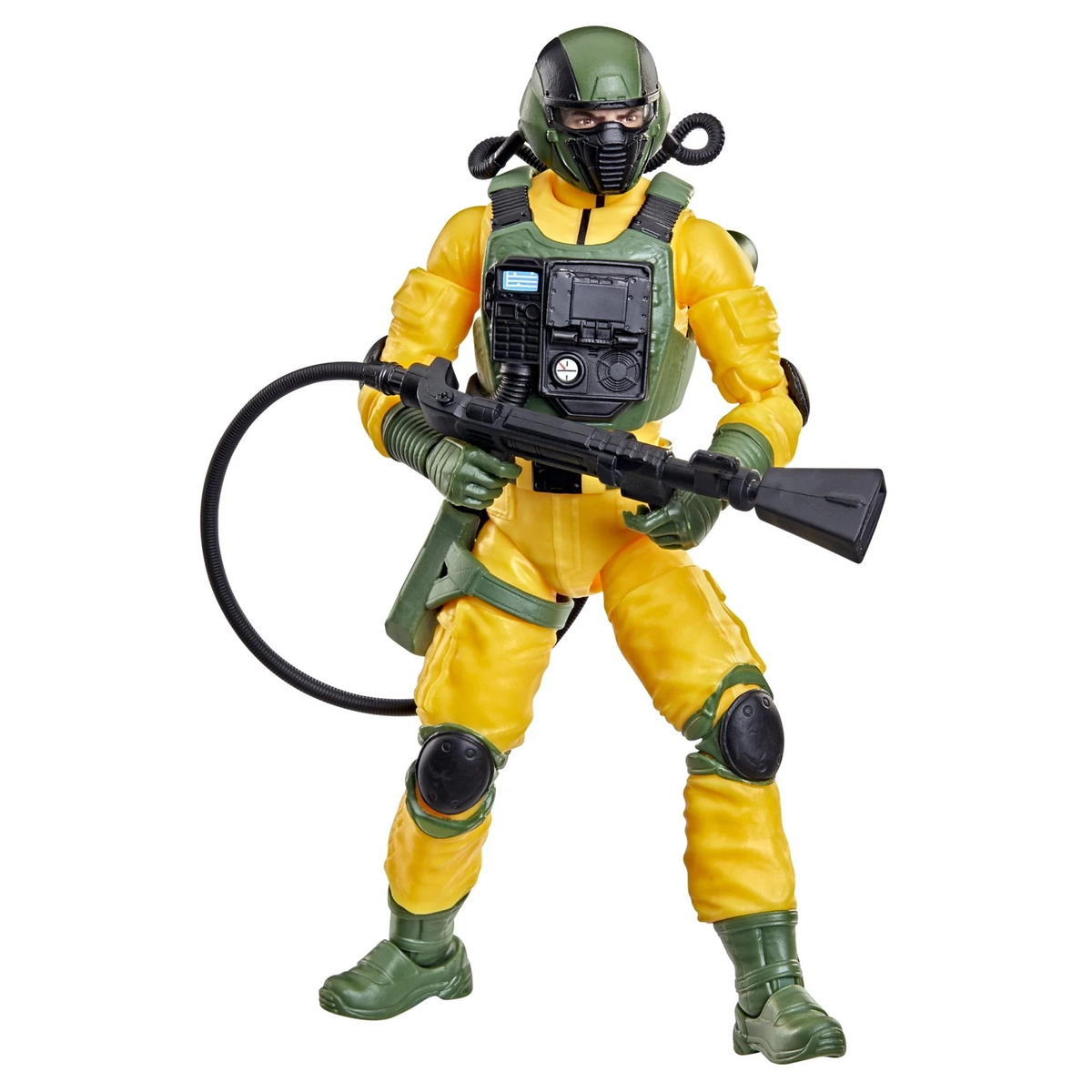 G.I. Joe Classified Series Airtight action figure, masked action pose with rifle