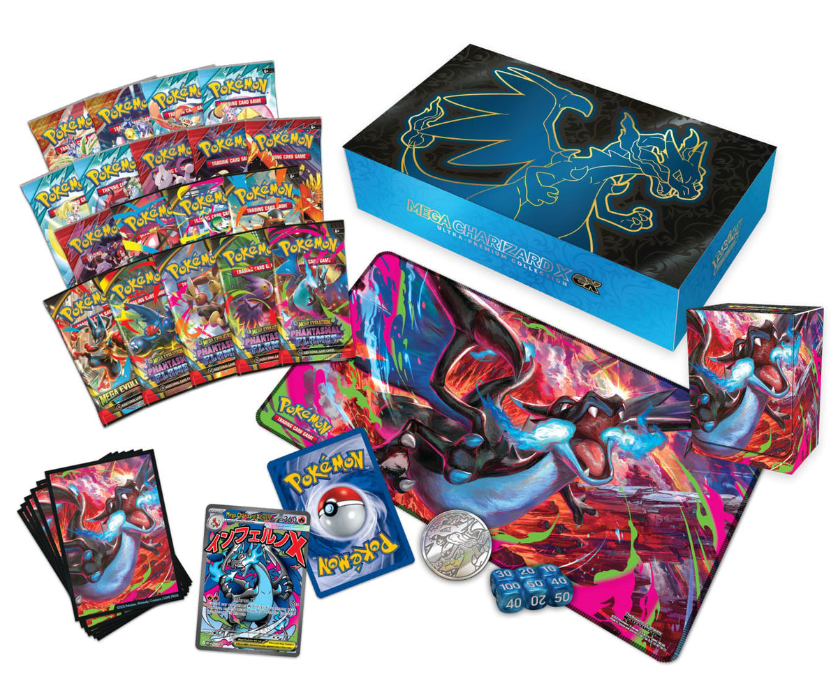 Mega Charizard X ex Ultra Premium Collection contents