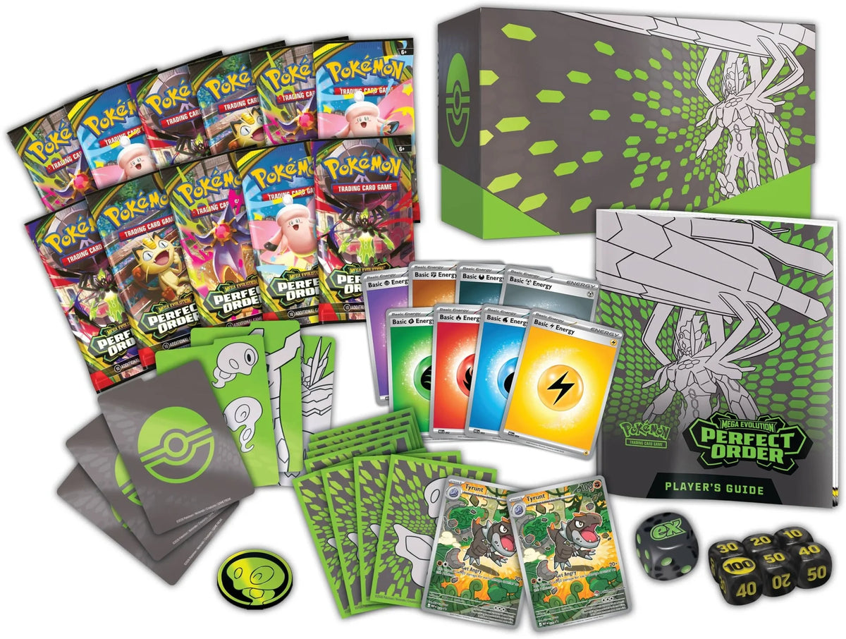 Perfect Order Pokemon Center Elite Trainer Box contents