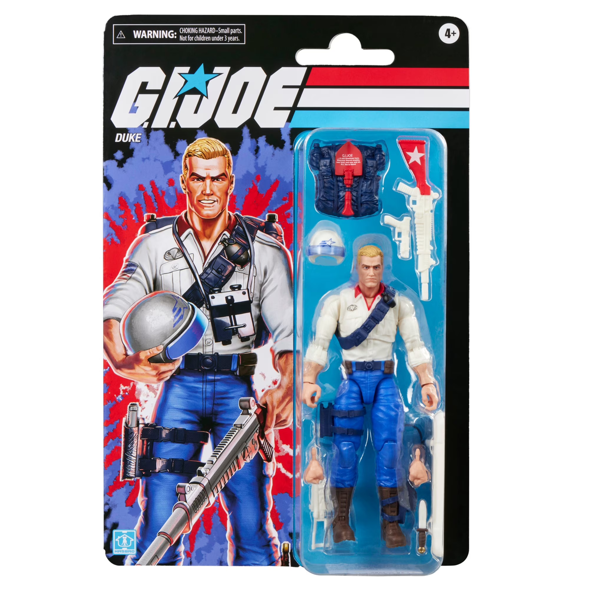 G.I. Joe Classified Series Retro Cardback Duke in vintage-inspired cardback packaging
