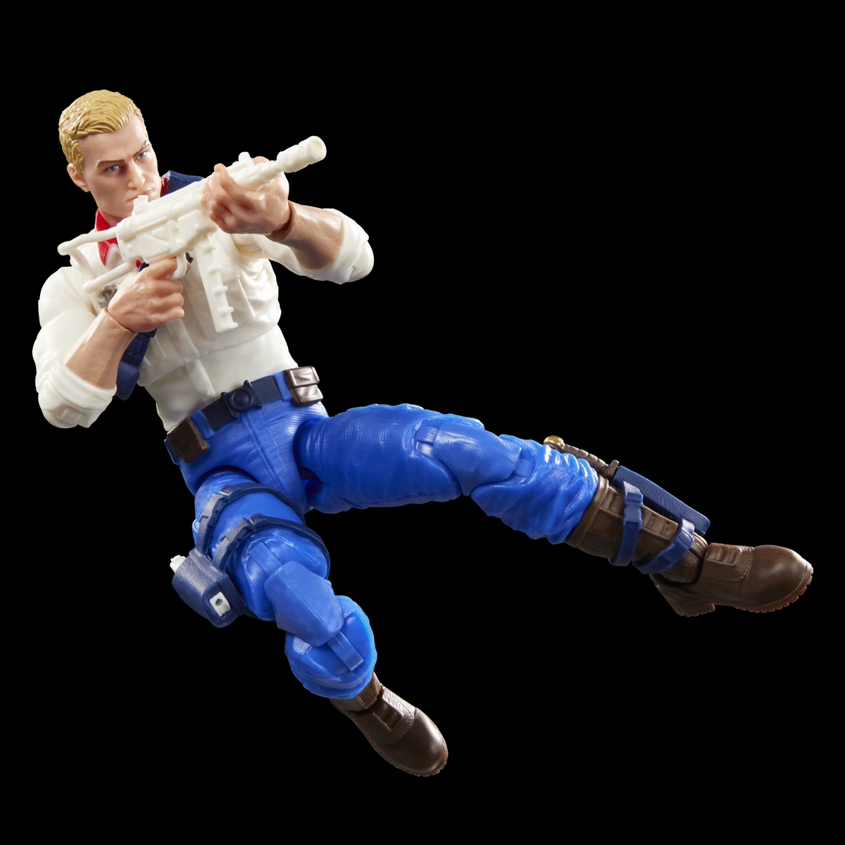 G.I. Joe Classified Series Retro Cardback Duke posed in action with submachine gun