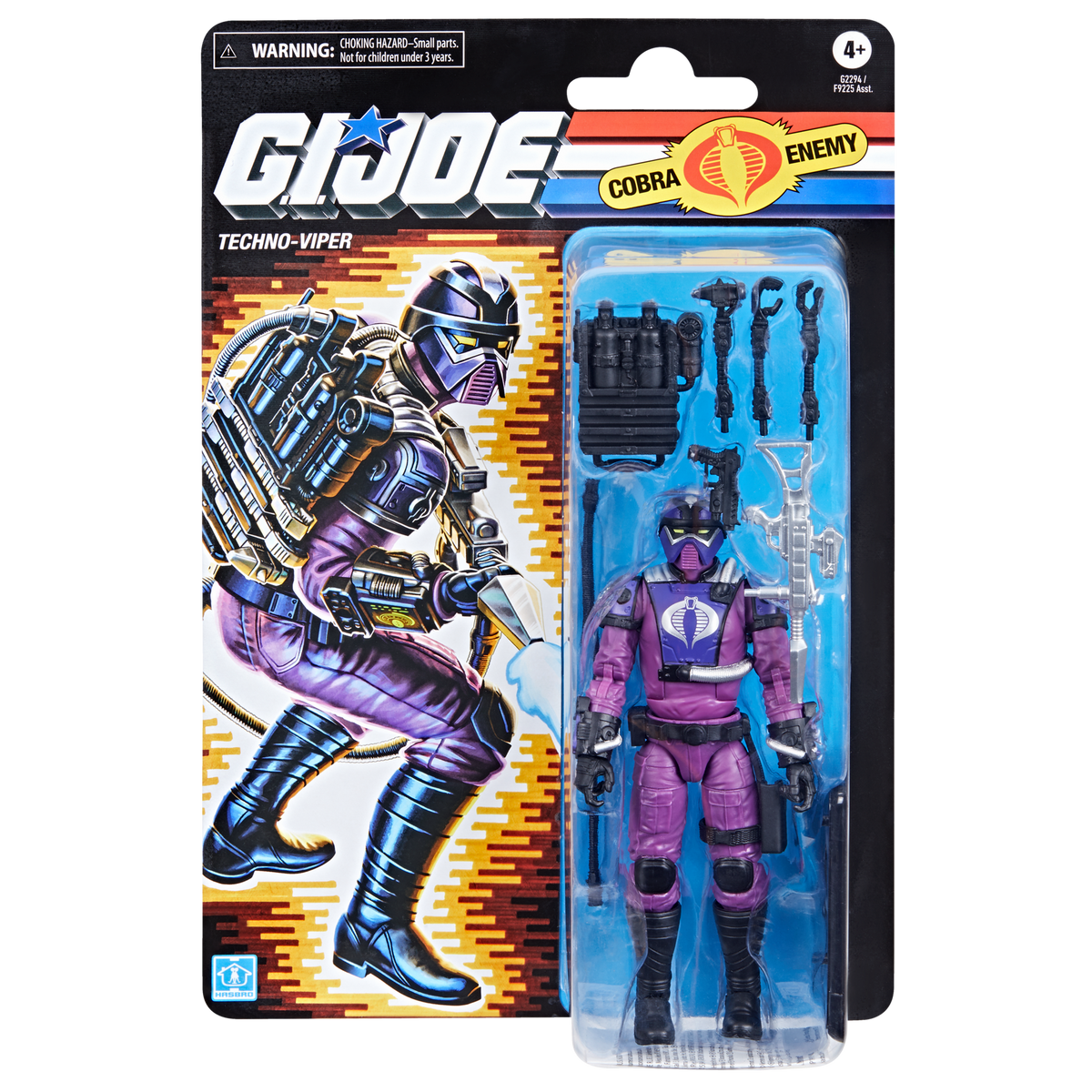 G.I. Joe Classified Series Retro Cardback Techno-Viper 6-Inch Action Figure - retro cardback packaging