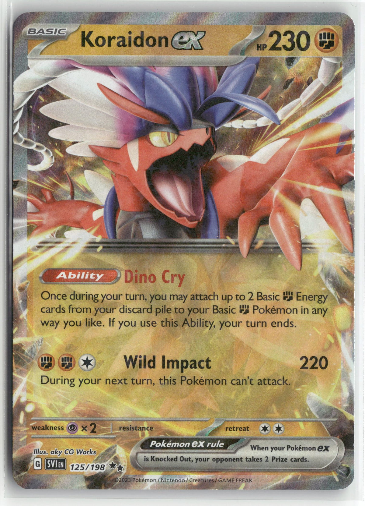 Koraidon ex - 125/198