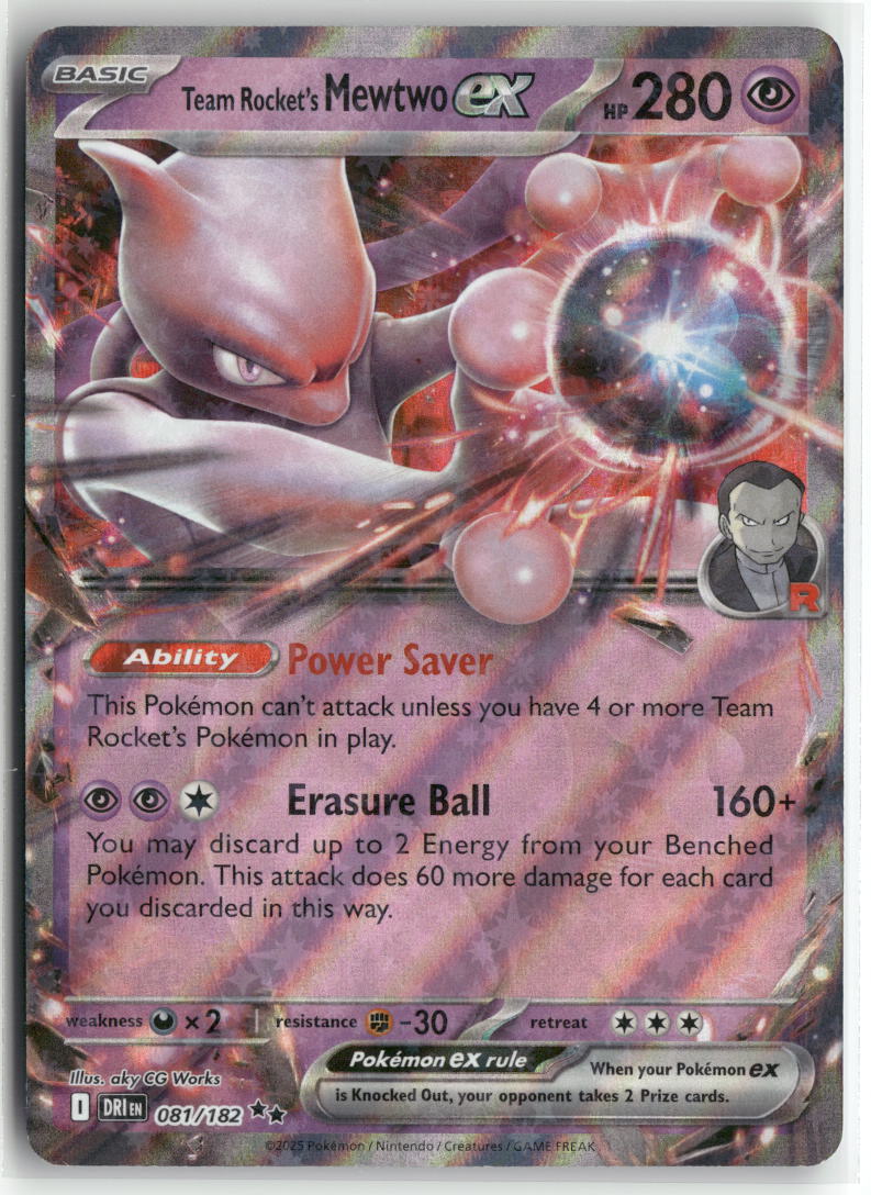 Team Rocket's Mewtwo ex - 081/182