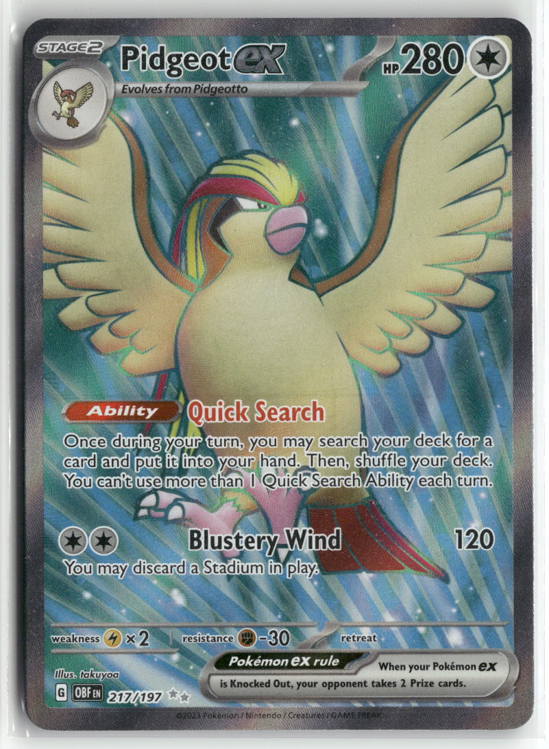 Pidgeot ex - 217/197